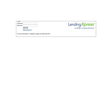 Tablet Screenshot of lendingxpress.swbc.com